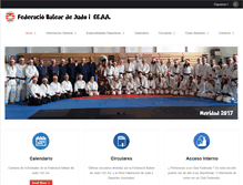 Tablet Screenshot of fbjudo.org